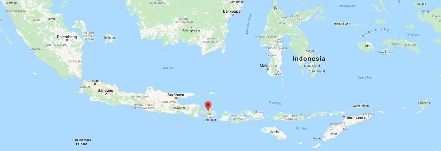 map - bali